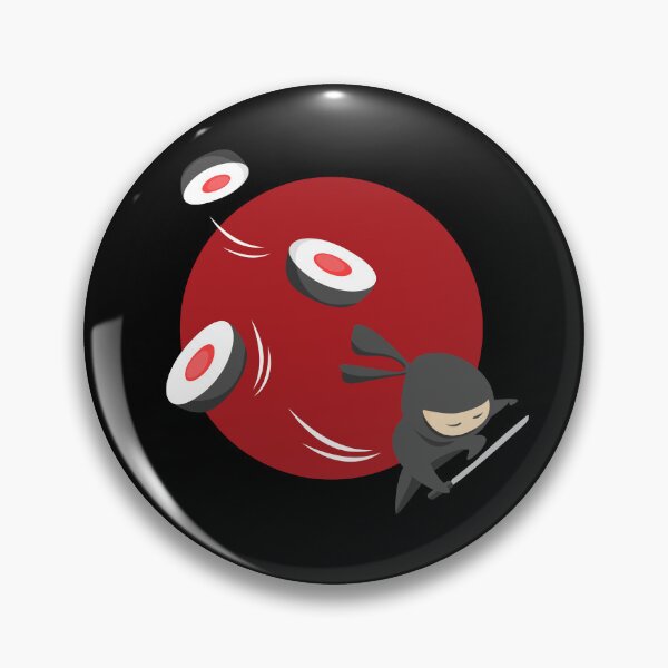 Item preview, Ninja Warrior Cutting Sushi designed and sold by GraphismNinja.