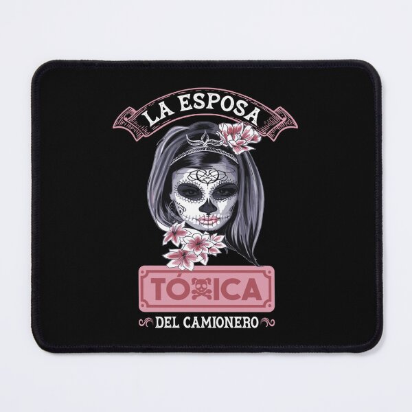 Item preview, Funny Mexican Trucker Quote, La Esposa Tóxica Del Camionero Long Sleeve T-Shirt designed and sold by AnthonyDagmar.
