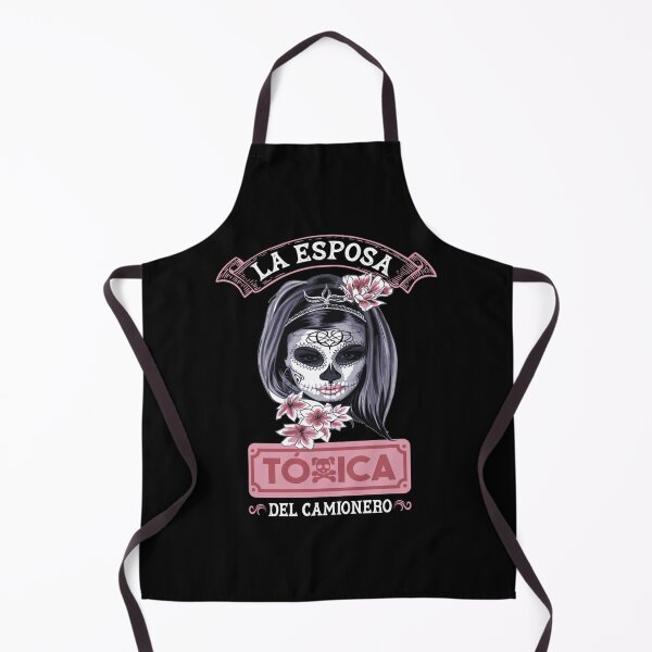 Item preview, Funny Mexican Trucker Quote, La Esposa Tóxica Del Camionero Long Sleeve T-Shirt designed and sold by AnthonyDagmar.