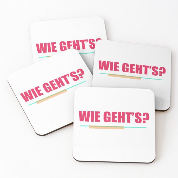 Item preview, WIE GEHT’S? (How's it going?) designed and sold by lobodelnoir.