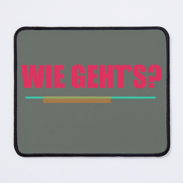 Item preview, WIE GEHT’S? (How's it going?) designed and sold by lobodelnoir.