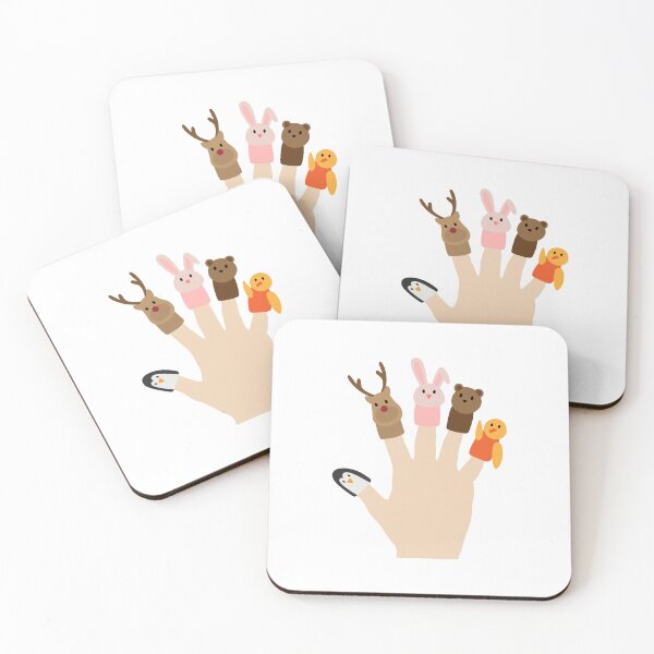 Item preview, hand puppets designed and sold by Tia-Ako.