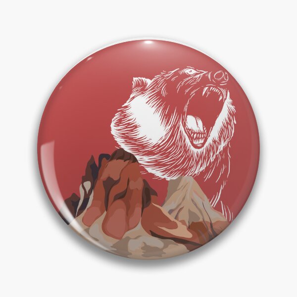 Item preview, Bear Roaring in Red Mountain designed and sold by mschubbybunny.