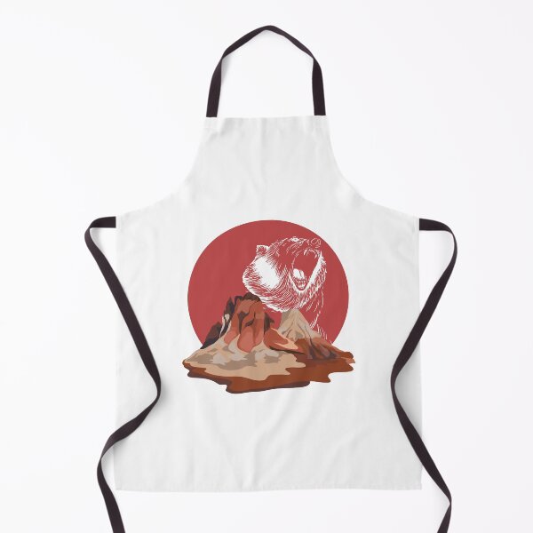 Item preview, Bear Roaring in Red Mountain designed and sold by mschubbybunny.