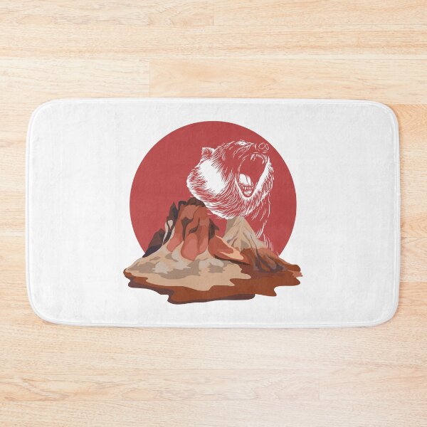 Item preview, Bear Roaring in Red Mountain designed and sold by mschubbybunny.
