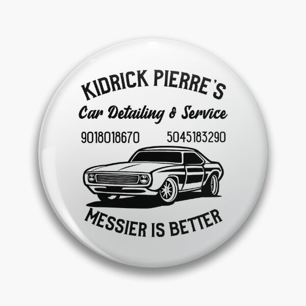 Artikelvorschau, Kidrick Pierres Car Detailing & Service Messier Is Better T-Shirt entworfen und verkauft von AnthonyDagmar.