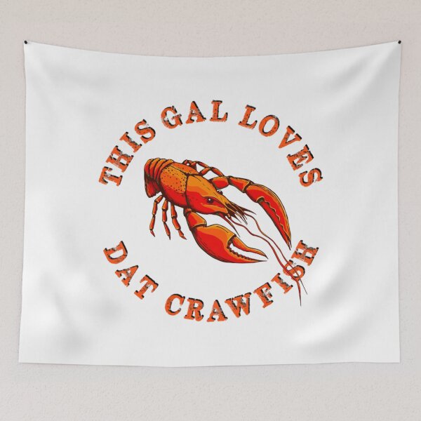 Item preview, this gal loves dat crawfish  cajun crawfish long sleeve  designed and sold by AnthonyDagmar.