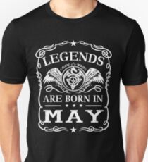 QUEENS ARE BORN IN MAY - Birthday - T-Shirt | TeePublic