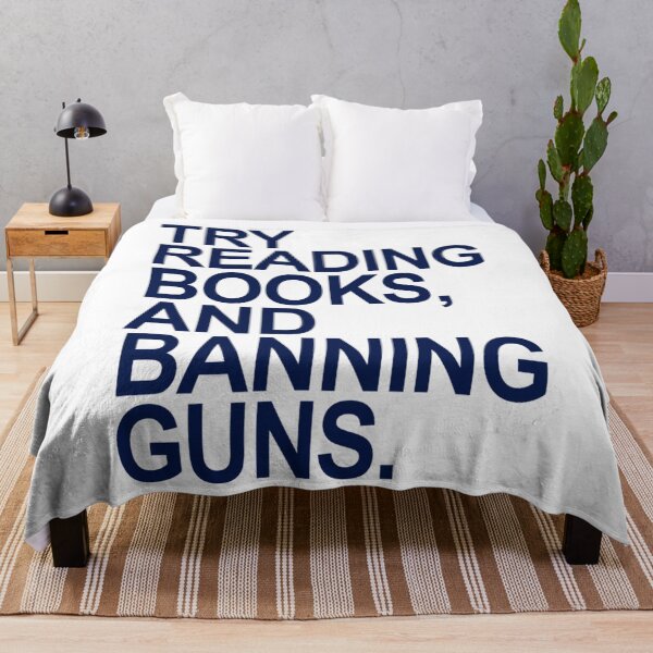 Item preview, Try Reading Books and Banning Guns Sweatshirt designed and sold by AnthonyDagmar.