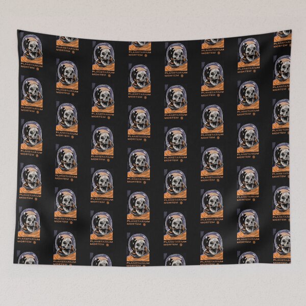 Item preview, Planetarium Mortem skull astronaut designed and sold by deluxis.