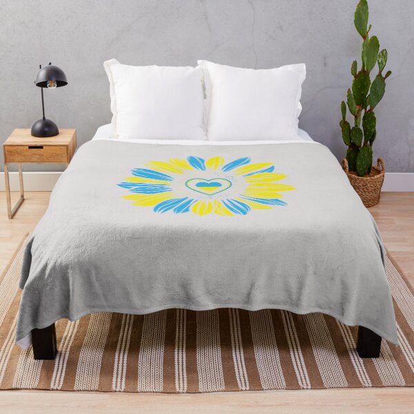 Item preview, Sunflower heart Ukrainian Flag I Stand With Ukraine Ukraine Peace designed and sold by Theparticular.