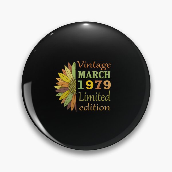 Item preview, vintage march 1979 limited edition, 43 Year Old Gifts Vintage 1979 Limited Edition 43th Birthday designed and sold by SimoSaladain.