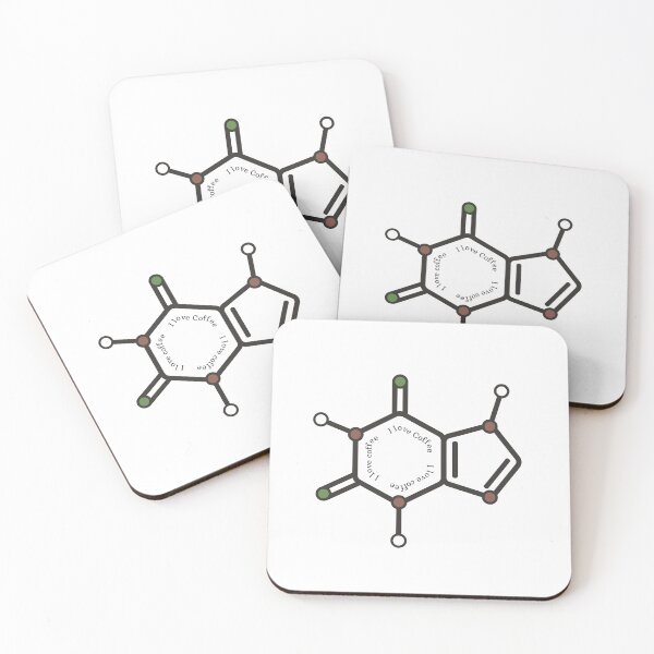 Item preview, Caffeine Molecular Structure I Love Coffee designed and sold by lipemo.