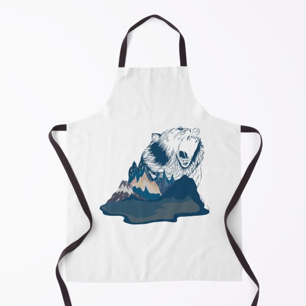 Item preview, Bear Roaring in Blue Mountain designed and sold by mschubbybunny.