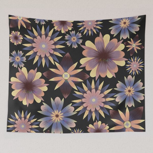 Item preview, Golden Hour Sunset Flowers Charlotte by Heather Nafe Art designed and sold by HeatherNafeArt.