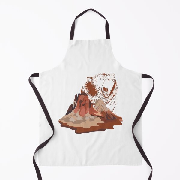 Item preview, Bear Roaring in Red Mountain designed and sold by mschubbybunny.