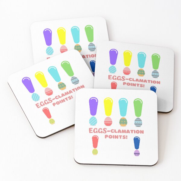 Item preview, Eggs-clamation Points! - twin of Exclamation Points (Set of 6) | Happy Easter | Funny Easter designed and sold by CosmicStory.