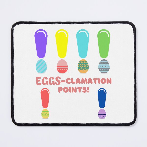 Item preview, Eggs-clamation Points! - twin of Exclamation Points (Set of 6) | Happy Easter | Funny Easter designed and sold by CosmicStory.