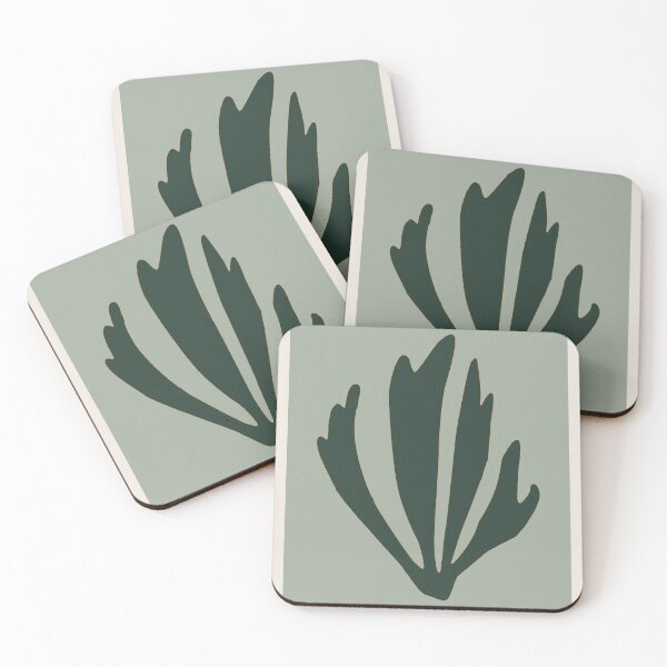 Artikelvorschau, Henri Matisse big Flower, Papier Decoupes Art pastel green color block, Matisse Cutout's, Matisse Flower entworfen und verkauft von re-make-.