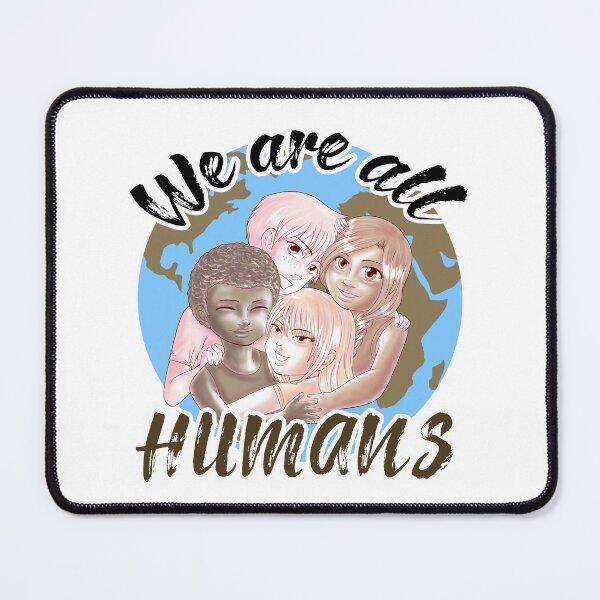 Item preview, We Are All Humans designed and sold by lynearart.