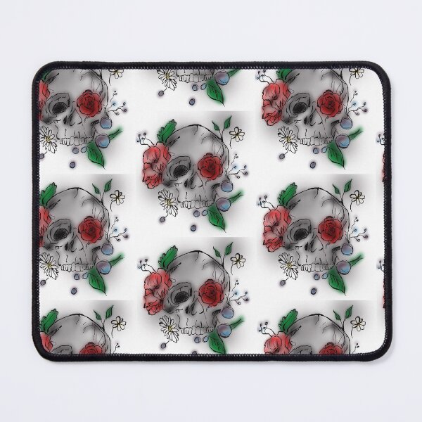 Item preview, Flower skull designs  designed and sold by henih67.
