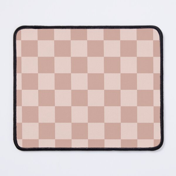 Item preview, blush pink checkered pattern, blush pink chequered designed and sold by Latte Design.