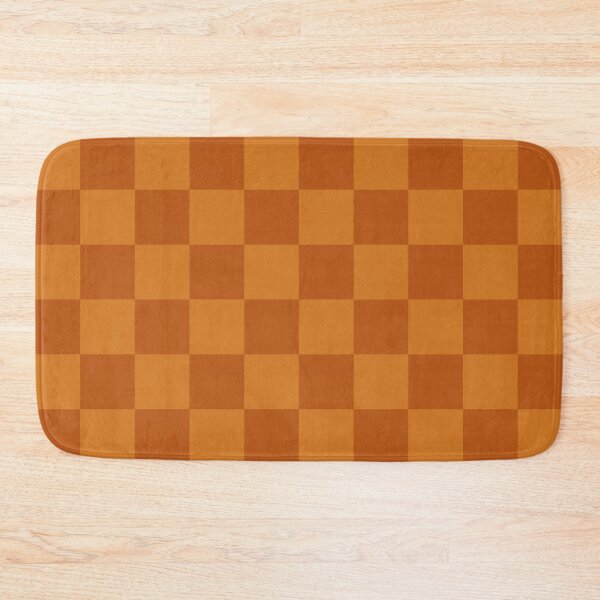 Item preview, Burnt orange checkered pattern, Burnt orange chequered designed and sold by Latte Design.