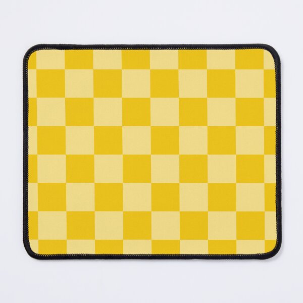 Item preview, Yellow checkered pattern, yellow chequered designed and sold by Latte Design.