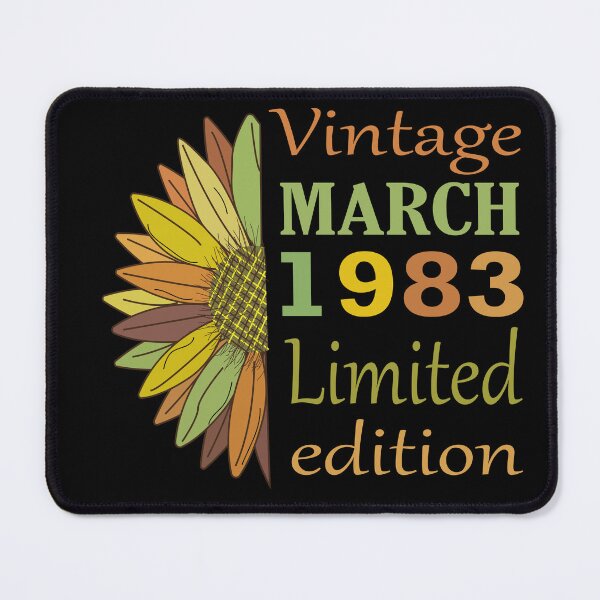 Item preview, vintage march 1983 limited edition, 39 Year Old Gifts Vintage 1983 Limited Edition 39th Birthday designed and sold by SimoSaladain.