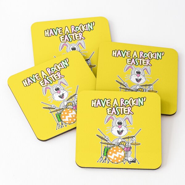 Item preview, Have A Rockin' Easter Drummer Bunny Playing Drums designed and sold by doodlerob.