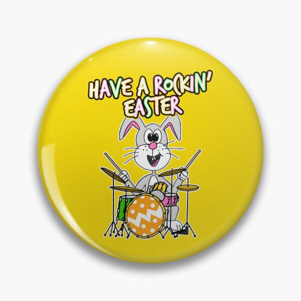 Item preview, Have A Rockin' Easter Drummer Bunny Playing Drums designed and sold by doodlerob.