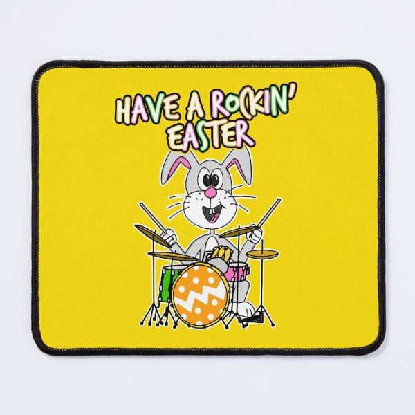 Item preview, Have A Rockin' Easter Drummer Bunny Playing Drums designed and sold by doodlerob.