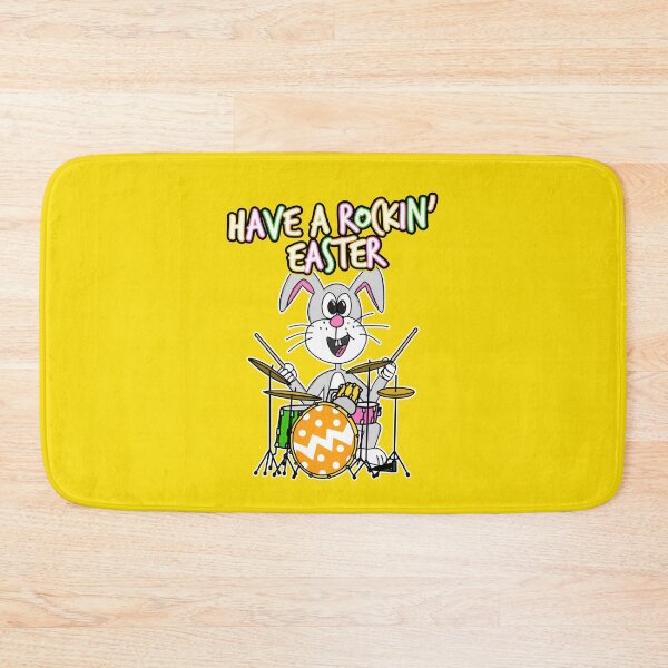 Item preview, Have A Rockin' Easter Drummer Bunny Playing Drums designed and sold by doodlerob.