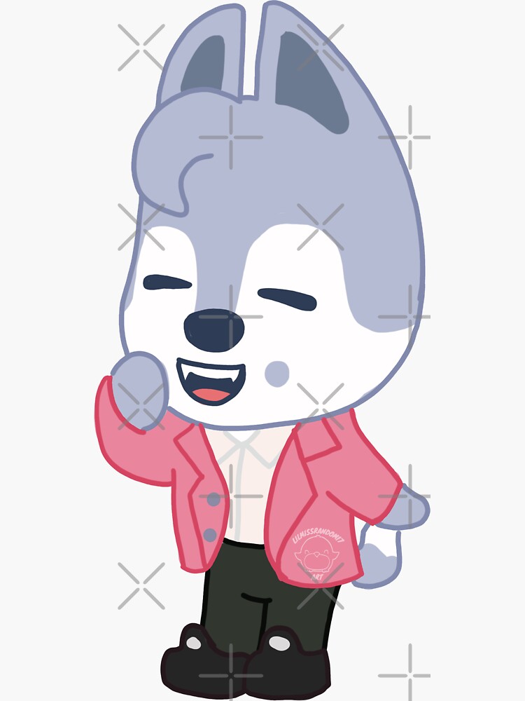 STRAY KIDS (SKZOO) Love Stay Chocolate Factory Wolf Chan | Sticker