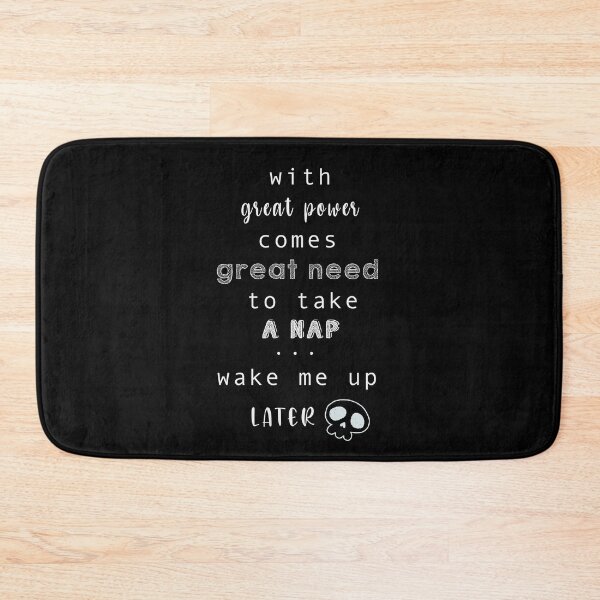 Item preview, with great power come the great need to take a nap designed and sold by Yass-s.