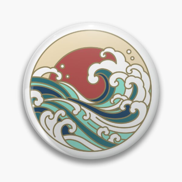 Item preview, big wave japanese art style designed and sold by UNITYdream.