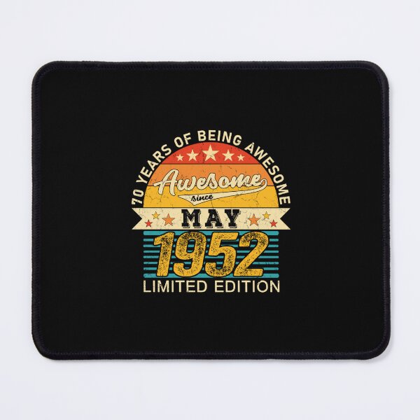 Item preview, 70 Years Of Being Awesome - 70th Birthday May 2022 70 Years Born 1952 Limited Edition designed and sold by JenniaStore.