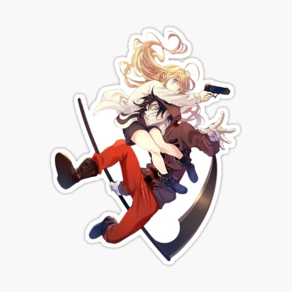 Angels of death Sticker for Sale by Littebabe