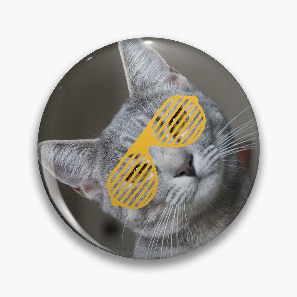 Aperçu de l'œuvre Joli chat à lunettes jaunes créée et vendue par Fa5ad.