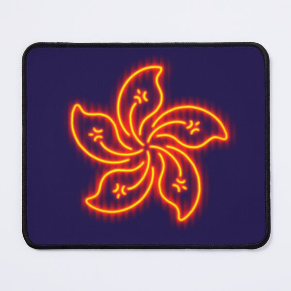 Item preview, Hong Kong Neon Bauhinia Flower designed and sold by SunkissedBlue.