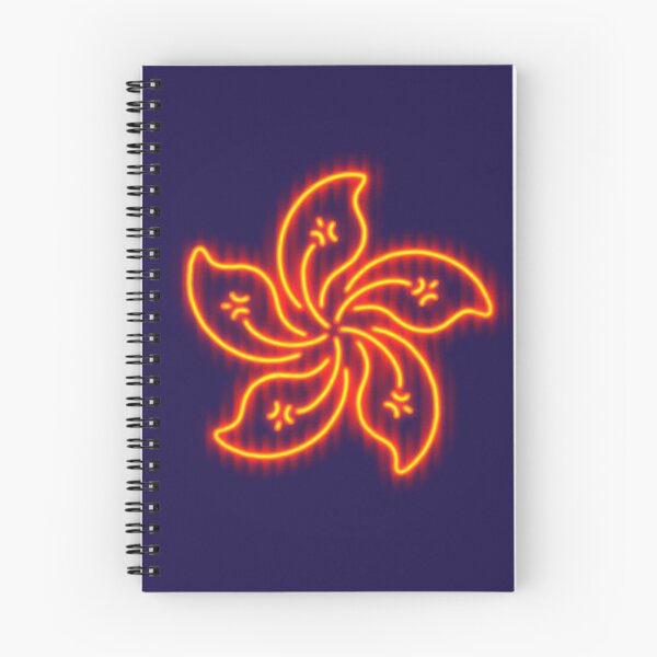 Item preview, Hong Kong Neon Bauhinia Flower designed and sold by SunkissedBlue.