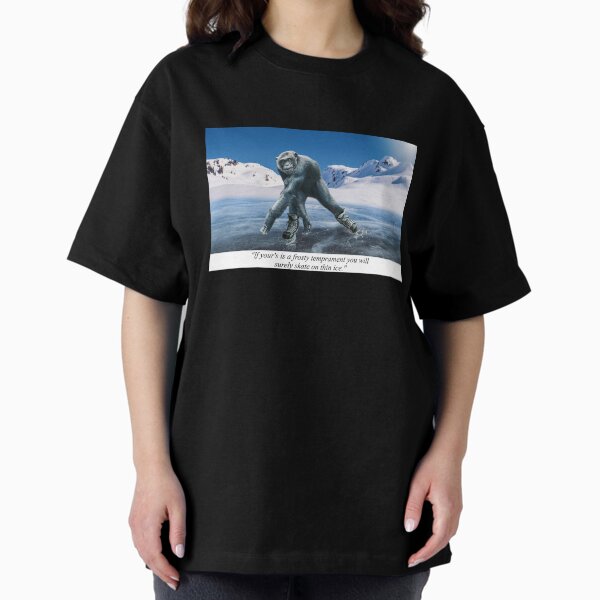 Item preview, Fantasy Quote Quotation Monkey Skating on Thin Ice Warning  designed and sold by NovawayDirect.