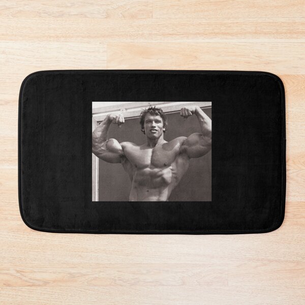Item preview, Arnold Schwarzenegger Front Double Bicep, Old School Bodybuilding Classic T-Shirt designed and sold by callujohn7.