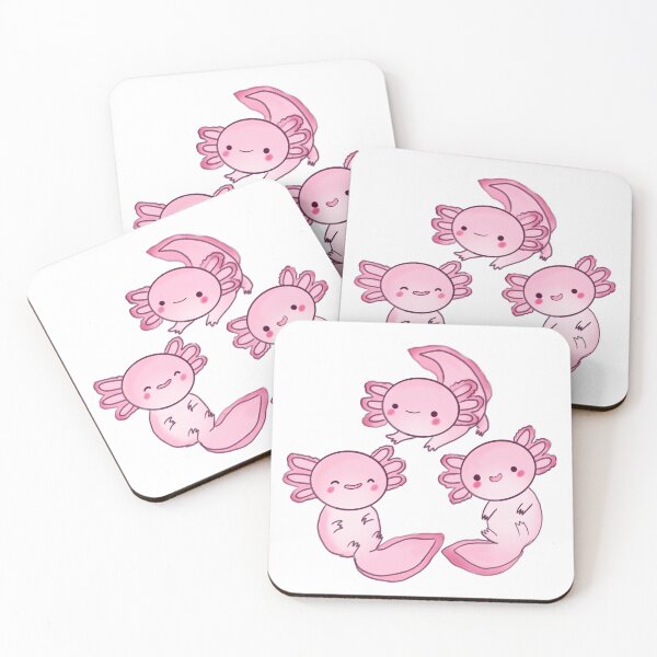 Item preview, Pink cute axolotls designed and sold by Mayarart.