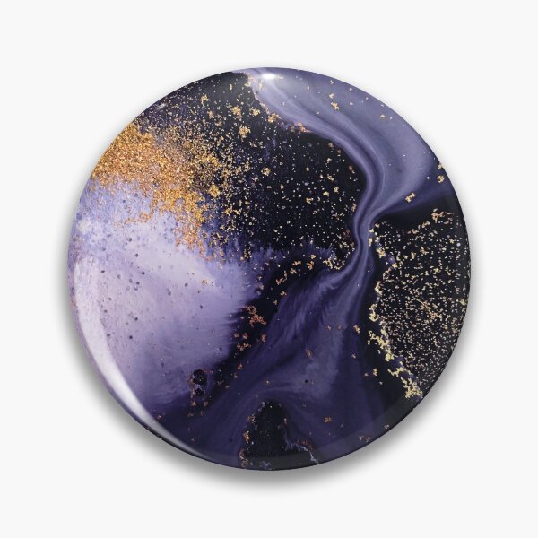 Item preview, Paint and Metallic Gold Sparkles Blending in a Mesmerizing Pattern designed and sold by EnesArabaci.