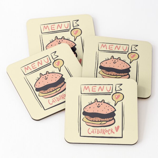Item preview, Cat burger designed and sold by Mindy Bubble.