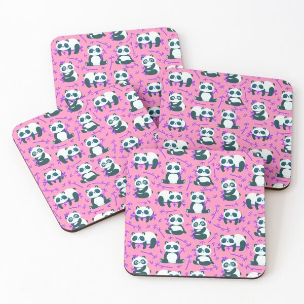 Item preview, Cute Panda Pattern - Pink Cartoon Panda Design  designed and sold by MrGiftee.