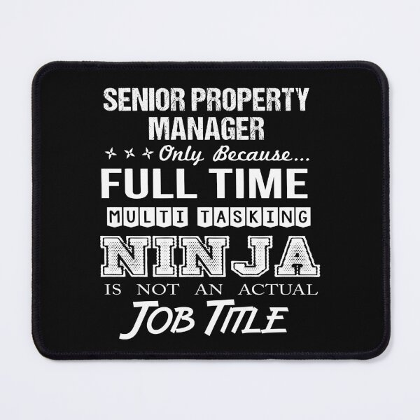 Item preview, Senior Property Manager T Shirt - Ninja Job Gift Item Tee designed and sold by ritterdick.