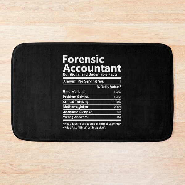 Item preview, Forensic Accountant  T Shirt - Nutrition Factors Job Gift Item Tee designed and sold by rolandchel.