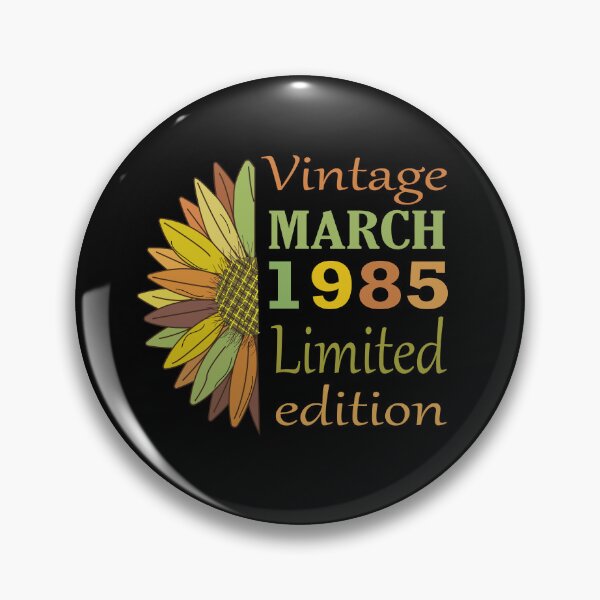 Item preview, vintage march 1985 limited edition, 37 Year Old Gifts Vintage 1985 Limited Edition 37th Birthday designed and sold by SimoSaladain.